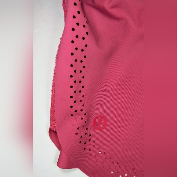 Lululemon Women's Vibrant Pink Swell Chaser Athletic Swim Shorts, S - Picture 7 of 8